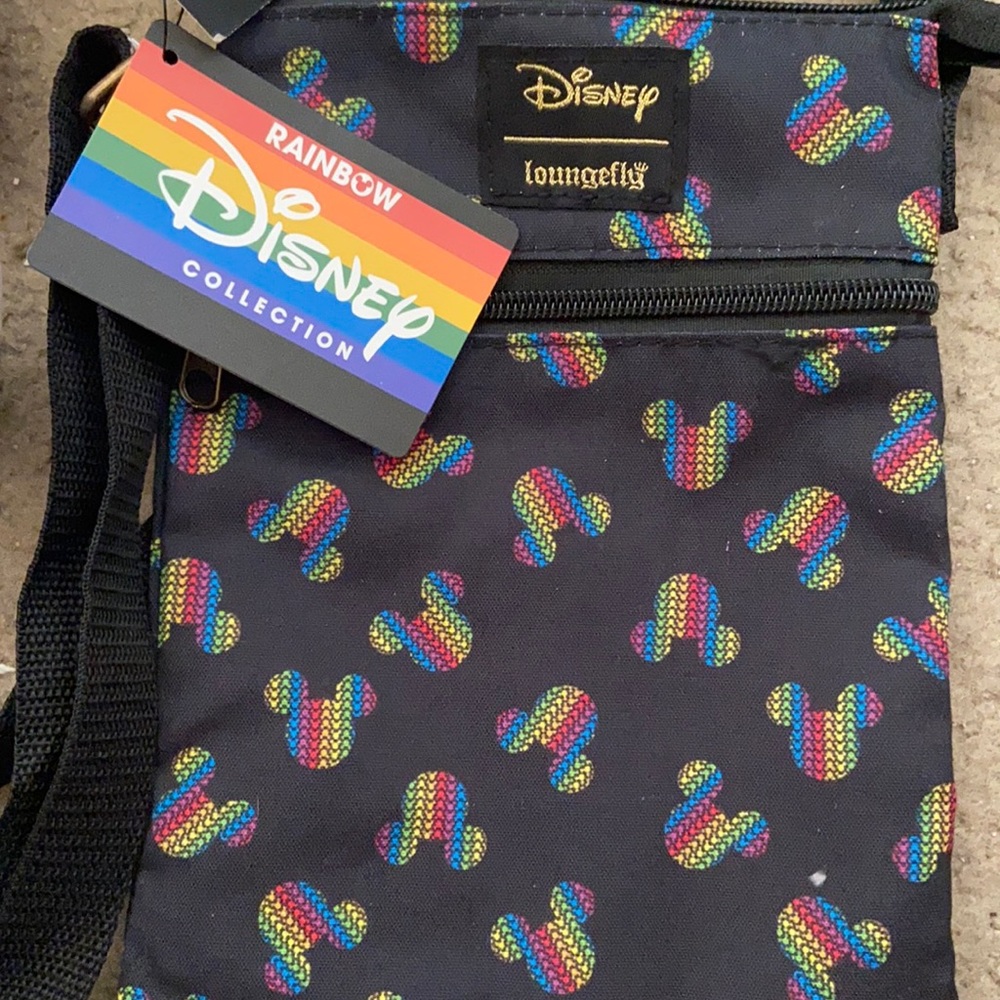 - Loungefly Mickey Pride Crossbody Bag